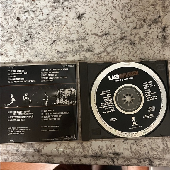 U2 Rattle and Hum CD - Picture 2 of 3